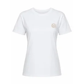 Koszulka damska BERETTA 500 years W T-Shirt Gold Logo Pure White (TS932)